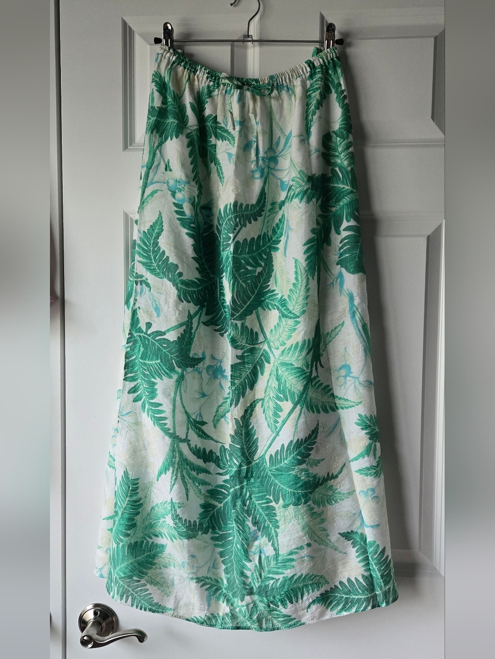 H & M Palm Print Summer Skirt